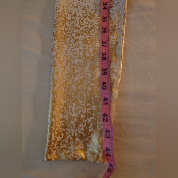 NWT Gold Ivory BEYOND YOGA Alloy Ombre Elevation Jumpsuit S Carbon38 Small HTF - Picture 3 of 11